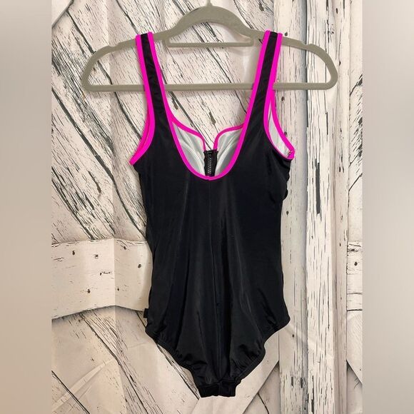 Reebok Swim Suit Zipper Front 8 - Picture 2 of 8